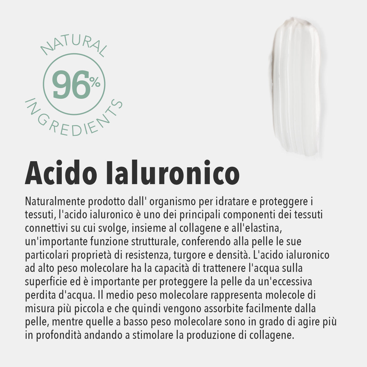 CRÈME ACTIVE À L'ACIDE HYALURONIQUE