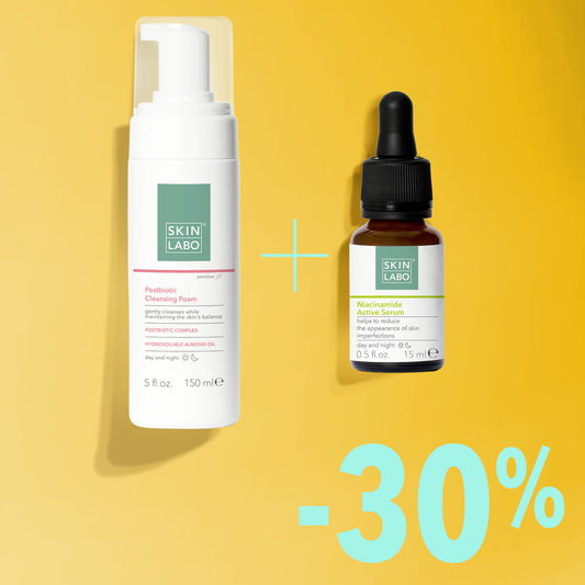 -30% FACIAL MOUSSE + ACTIVE FACIAL SERUM SUMMER 25